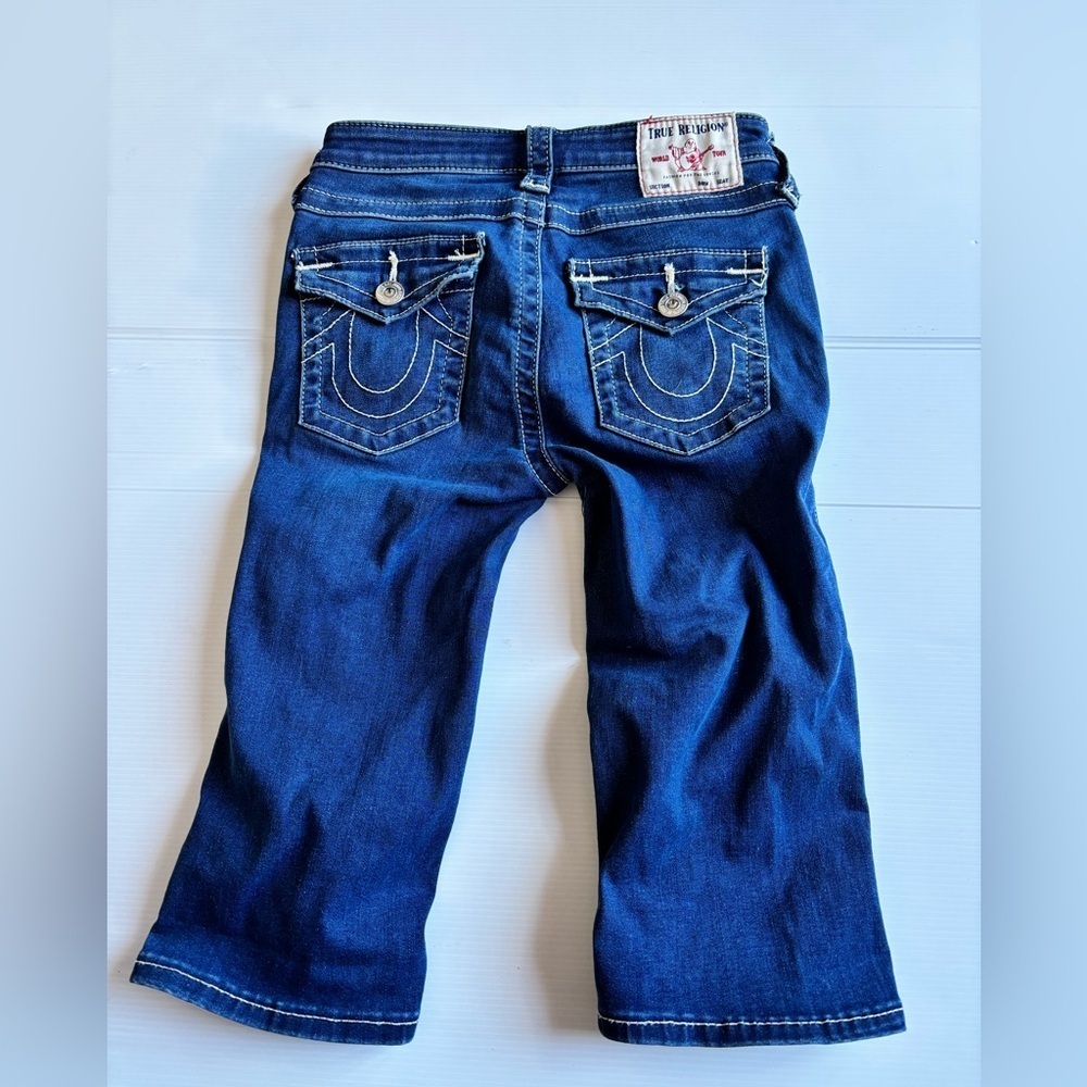 True Religion Riley Denim Knee Length Shorts